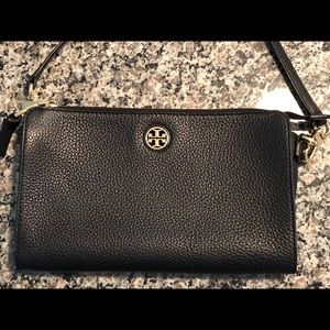 Tory Burch Brody Pebbled Wallet Crossbody